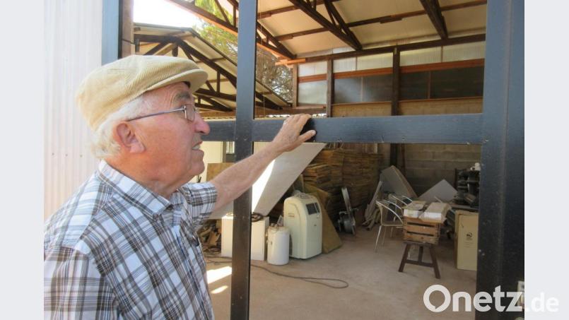 Die Werkstätten, in denen Andreas Meyer junge Flüchtlinge mit Grundkenntnissen in Metall- oder Holzberabeitung sowie im Gartenbau fit für die Zukunft machen will, sind nahezu fertig. Bild: ui