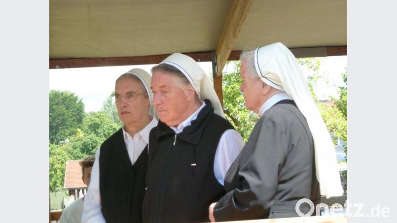 Ein Team, das Spuren in der Stadt hinterlassen hat: Von links Rosalinda, Maria Anna und Ruperta Bild: wrt
