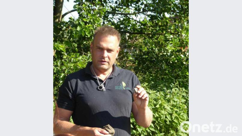 Ranger Christian Rudolf vom Naturpark Hirschwald. Bild: exb