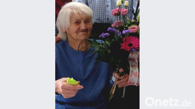 Franziska Müller, die älteste Einwohnerin von Floß, starb mit 100 Jahren. Bild: le
