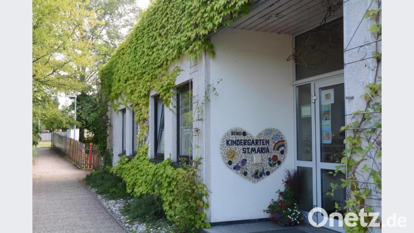 ... die Kindertagesstätte St. Maria Am Krumpes. Von einer der beiden Kitas wird sie sich voraussichtlich trennen müssen. Bild: Gabi Schönberger