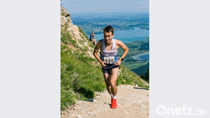 Maximilian Zeus bewies einmal mehr seine Klasse am Berg. Der Pirker wurde am Sonntag Bayerischer Berglaufmeister. Bild: exb