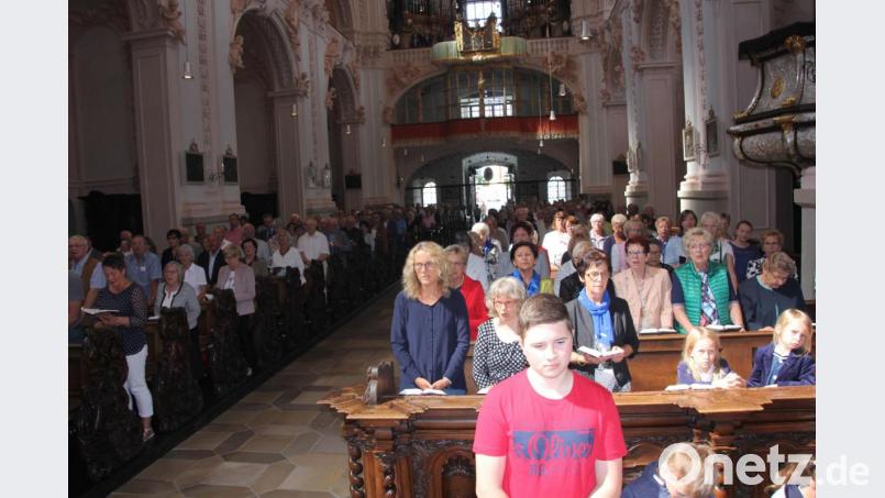 Nahezu vollbesetzt war die Basilika. Bild: kro