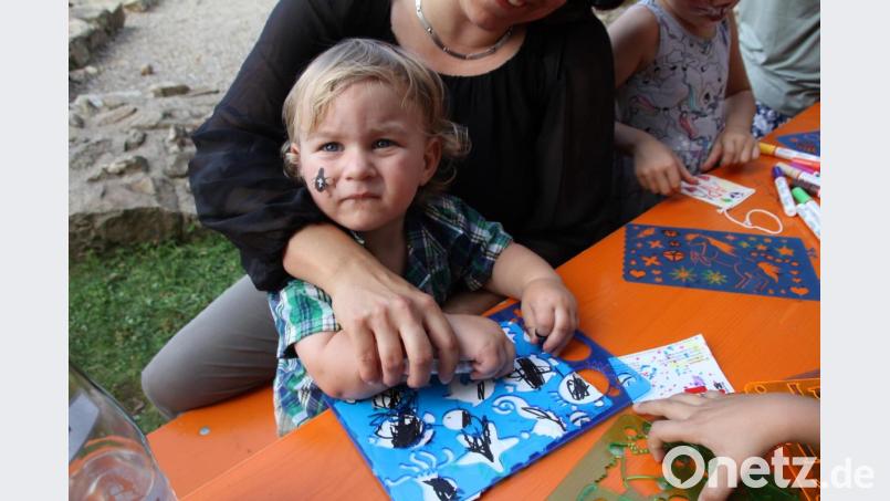 Ein echter Künstler kann malen, ohne hinzuschauen. Bild: frd