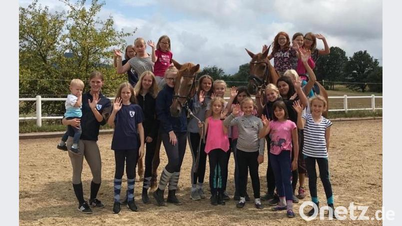 Drei Tage lang verbringen 17 Mädchen ihre Zeit mit den Pferden des Reitclubs am Kulm. Bild: hai