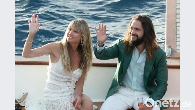 Heidi Klum und Tom Kaulitz bleiben im Gespräch. Bild: Sanjin Strukic