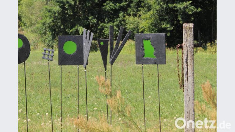 Zwei, die sich gefunden haben: Mundgeblasenes Lamberts-Glas und Schiefer. Bild: mvs