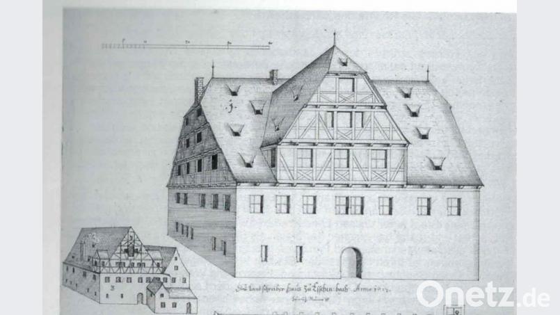 Aus dem Jahr 1613 stammt dieser Plan für das Ämtergebäude. Ob er damals umgesetzt wurde, ist jedoch nicht bekannt. Bild: exb