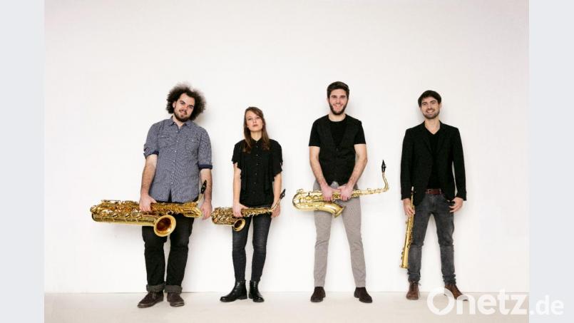 Das Arcis Saxophon Quartett. Bild: exb/Freundeskreis Wurzer Sommerkonzerte