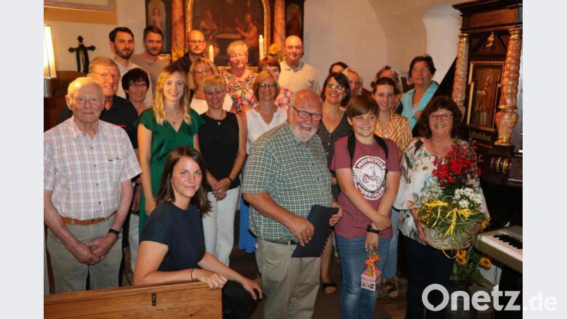 Viele der Mitwirkenden an der Weißenberger Abendmusik, die schon Traditionscharakter hat Bild: gru
