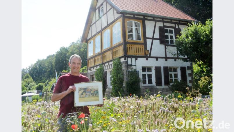 Joe Arnold besitzt mehrere Werke von Benno Zuber. Bild: Gabi Schönberger