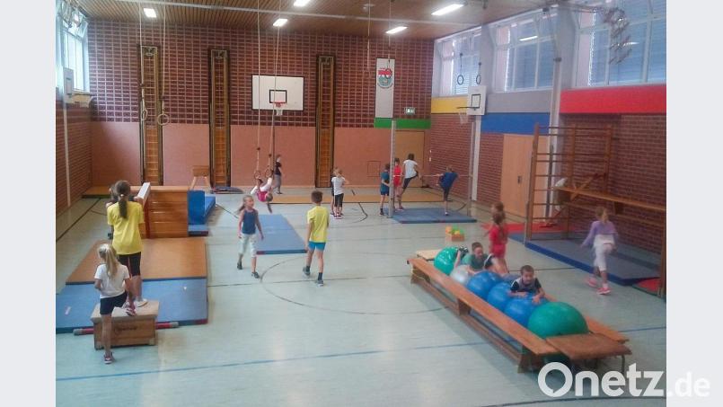 Ferienprogramm beim TSV Krummennaab. Bild: exb