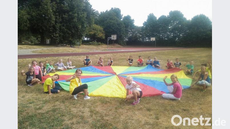 Ferienprogramm beim TSV Krummennaab. Bild: exb