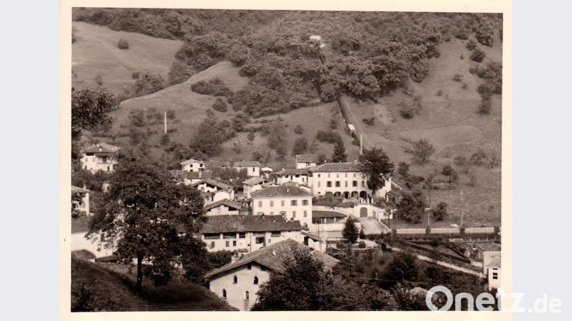Das Dorf Brozzo, vermutlich in den 60er Jahren aufgenommen. Bild: Rudi Kral