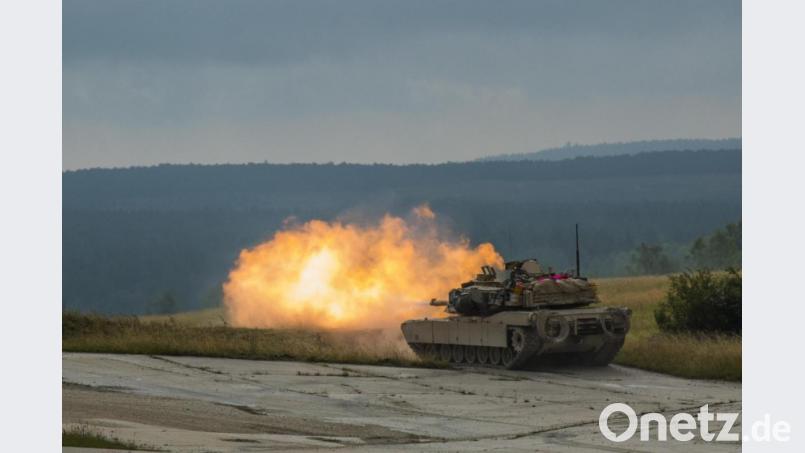 Das Schießtraining des Kampfpanzers vom Typ M1A2 Abrams ist Teil der Übung „Combined Resolve XII“. Bild: Pfc. Zack Stahlberg/US-Armee