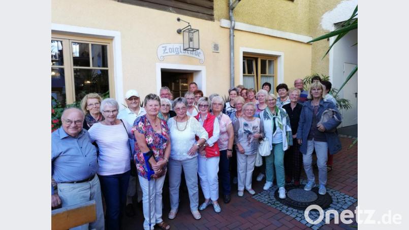 Den Mitgliedern der Schlaganfallgruppe gefiel ihr Ausflug. Bild: ak