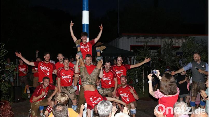 Neidaffer Plattlclub mit Colonel Adam J. Boyd. Bild: jma