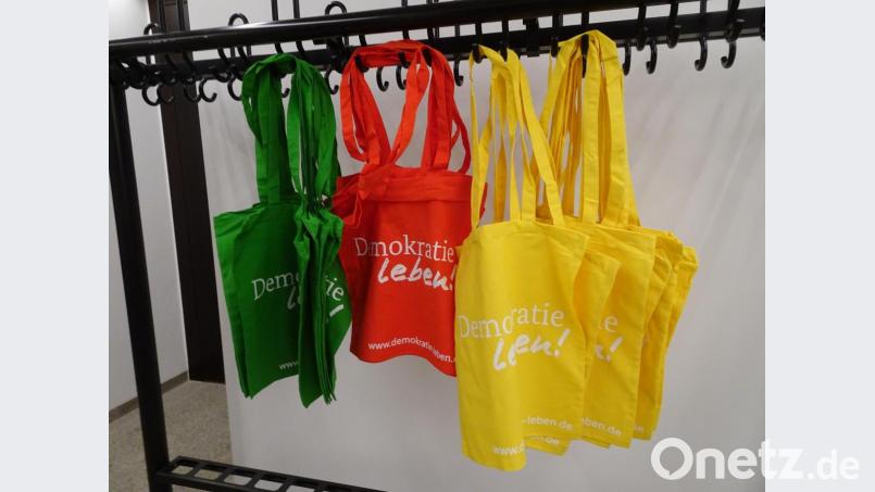 Sichtbar für Demokratie zu werben, ist die Aufgabe des Projekts "Demokratie leben", das auch im Landkreis Tirschenreuth aktiv ist. Bild: rti