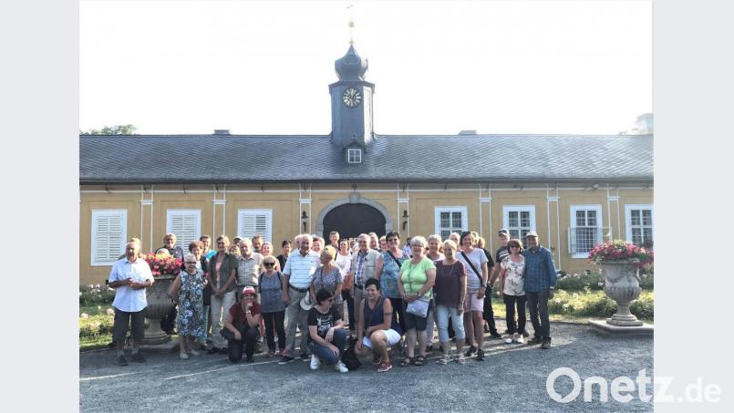 Der Ausflug der evangelischen Kirchengemeinde Grafenwöhr-Pressath führte heuer nach Pilsen, wo auch das Schloss Konzel besichtigt wurde. Bild: rgr