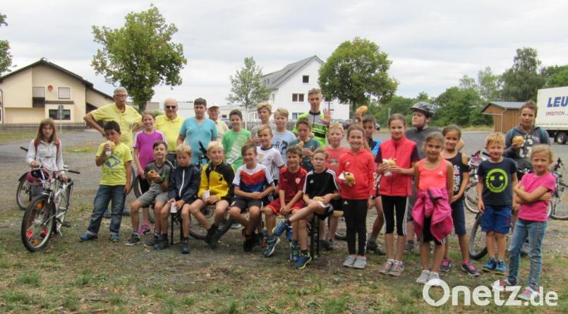 Die Teilnehmer der Radl-Tour der Wanderfreunde. Bild: hä