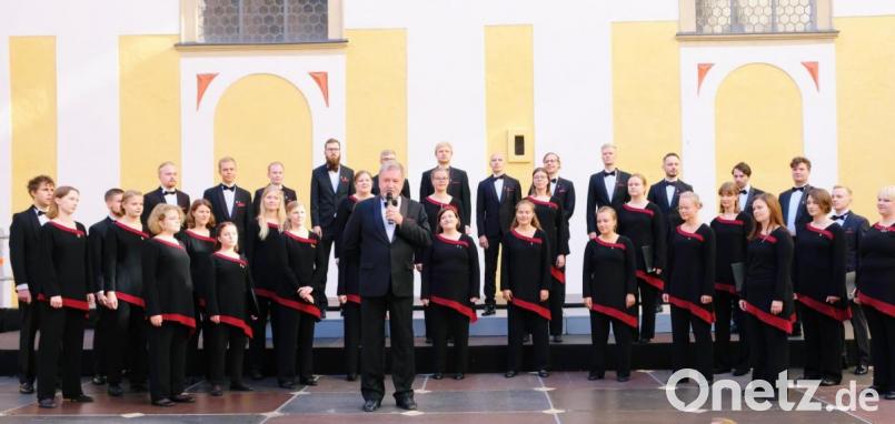 Konzert des finnischen Chores &quot;Dominante&quot; im Innenhof von Kloster Speinshart. Bild: do