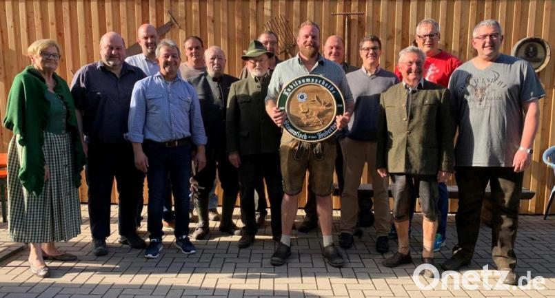 Die Schützenscheibe zum Jubiläum des Jägerstammtischs "Hubertus" gewann Dennis Späth. Bild: fpoz