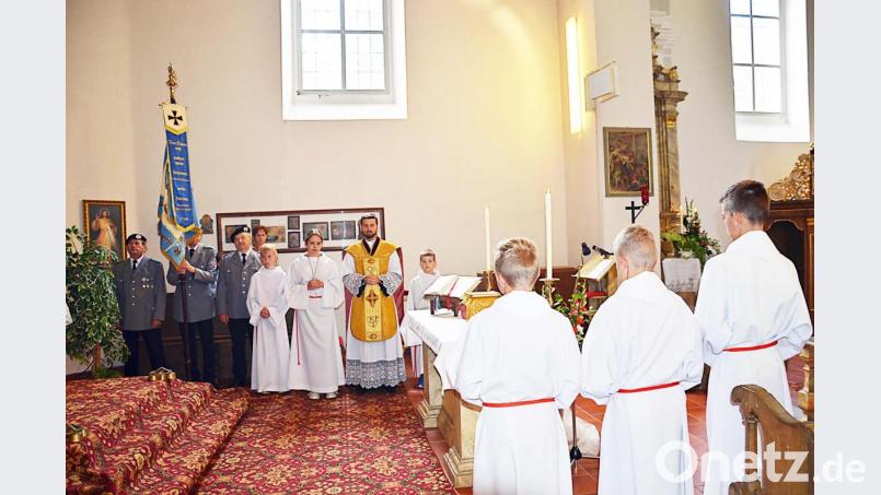Festgottesdienst zum Patrozinium der Wallfahrtskirche Weißenbrunn. Bild: ü