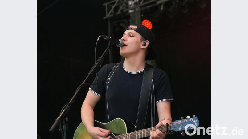 Peter Geyer genießt den Auftritt beim Taubertal-Festival. Bild: Simon Grünewald/exb