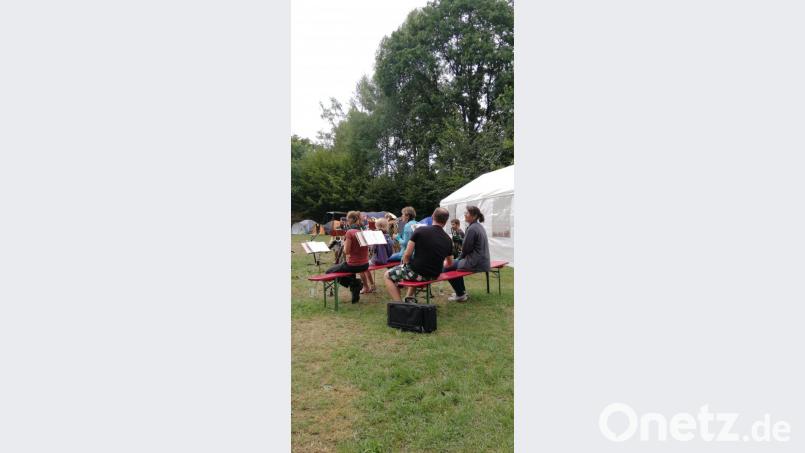 Die gemeinsame Musikprobe. Bild: exb