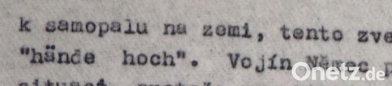 Dieser Ausschnitt zeigt das gefälschte Protokoll. Jetzt ruft Wagner: „Hände hoch“. Bild: ca