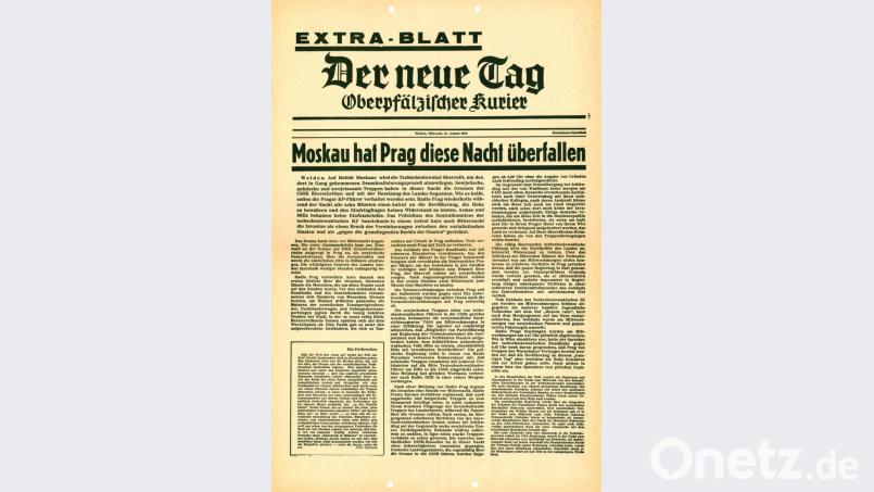 Original Zeitungsseiten vom August 1968 Bild: Michael Ascherl