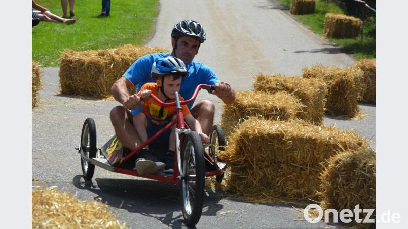 Vater und Sohn gemeinsam auf der Strecke. Bild: jr