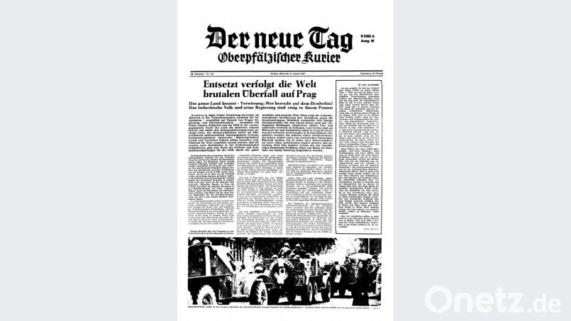 Original Zeitungsseiten vom August 1968 Bild: Michael Ascherl