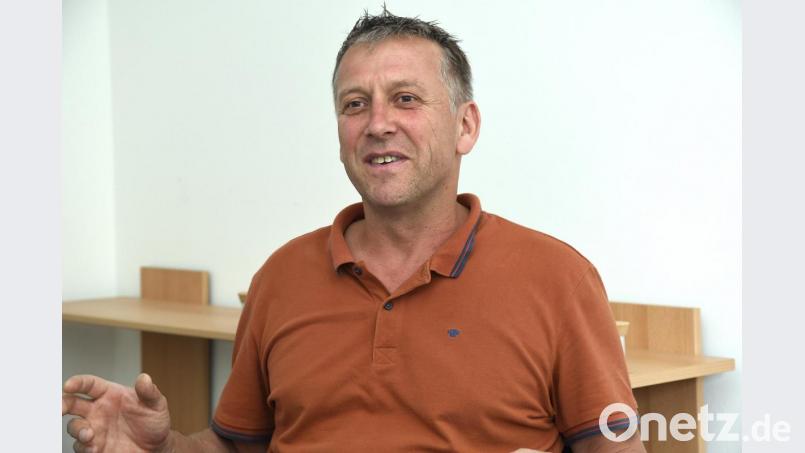 Schweinebauer Alfons Purschke. Bild: Petra Hartl