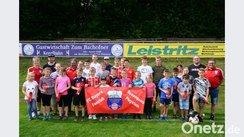 Viel Spaß hatten die Kinder bei der Ferienaktion der Pleysteiner Bayernfans. Bild: bey