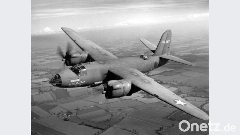 Ein B-26-Bomber der U.S.-Airforce. 40 solcher Flugzeuge hatten sich am 9. April 1945 Richtung Amberg aufgemacht. Bild: US Air Force photo
