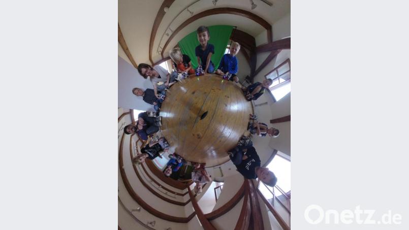 Ein Workshop zum Thema &quot;Lego Mindstorms&quot; fand im Kellnerhaus statt. Bild: exb
