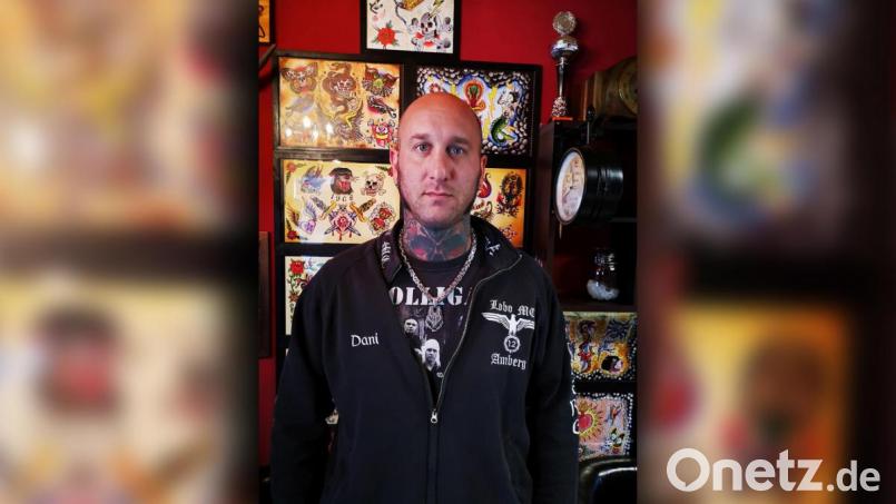 Daniel Veil, Präsident des MC Lobo Amberg: &quot;Wir sind Motorradfahrer und keine Kriminellen.&quot; Bild: td