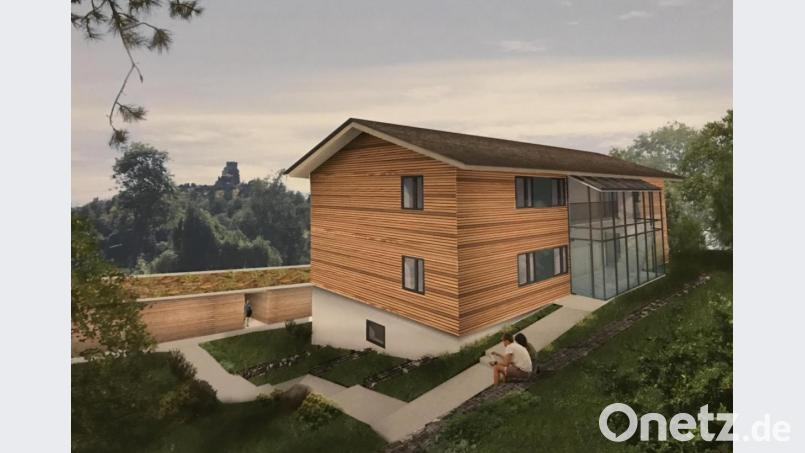 Der Entwurf der 2G-Architekten aus Weiden für den Neubau eines Mehrfamilienhauses in der Birkenstraße 9 hat dem Gemeinderat am besten gefallen. Repro: eig