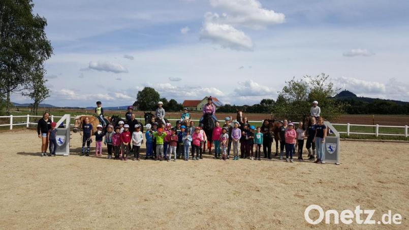30 Kinder und Jugendliche hatten beim Reitlcub einen tollen Tag. Bild: hai