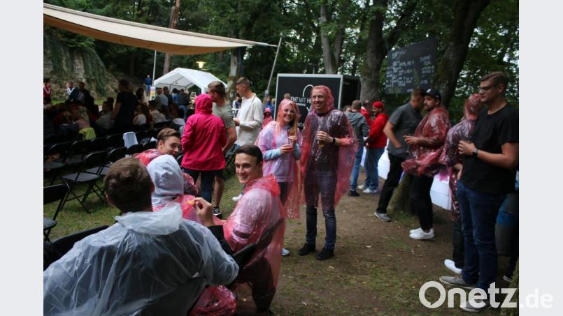 Regenponchos schützten vor dem Regen. Bild: sne