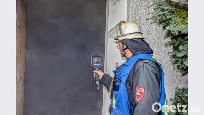 Die Einsatzstelle wird überprüft Bild: jma