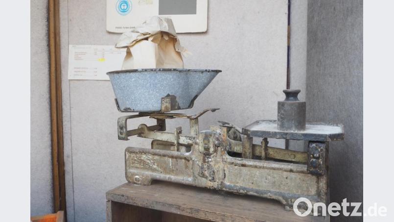 Pfundweise gab es früher im Universalgeschäft Baumaterial wie Gips zu kaufen. Bild: bl