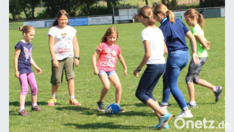 Zu Outdoor- und Actionspielen hatte der SV Schönkirch beim Ferienprogramm eingeladen. Bild: lk
