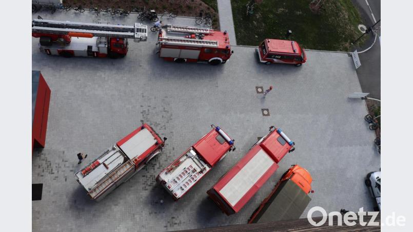 Blick vom Übungsturm. Bild: Freiwillige Feuerwehr Tirschenreuth/exb