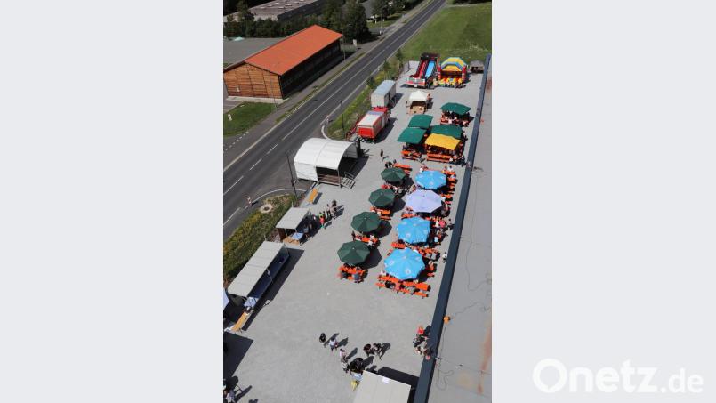 Blick vom Übungsturm. Bild: Freiwillige Feuerwehr Tirschenreuth/exb