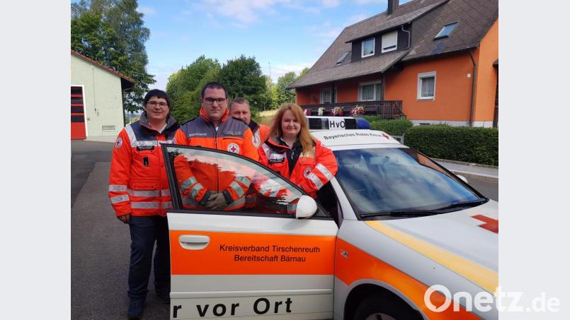 Die "Helfer vor Ort" in Bärnau (von links): Gerald Wagner, Thomas Wagner, Christian Pecher, Melissa Pregler sowie (nicht im Bild) Bejamin Sertl. Bild: rdh