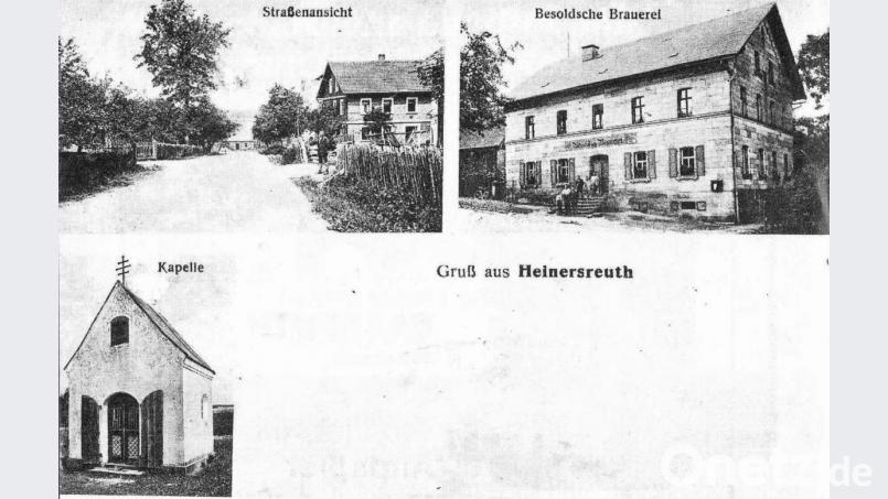 Heinersreuth um das Jahr 1930. Bild: ü
