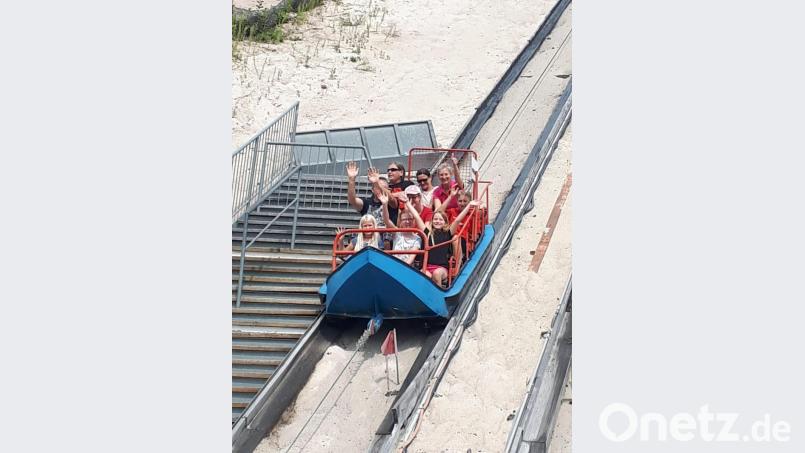 Fahrt mit dem Monte-Lift. Bild: exb