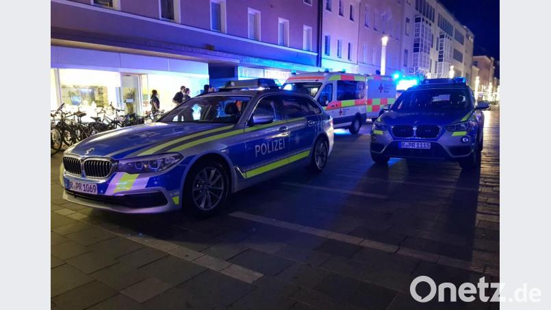 Ausschreitungen mitten in Regensburg. Bild: Alexander Auer